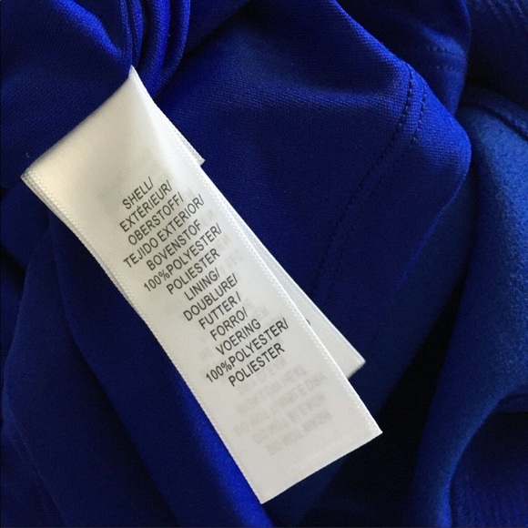 Cobalt Blue Adrianna Papell Midi Dress - Picture 11 of 11